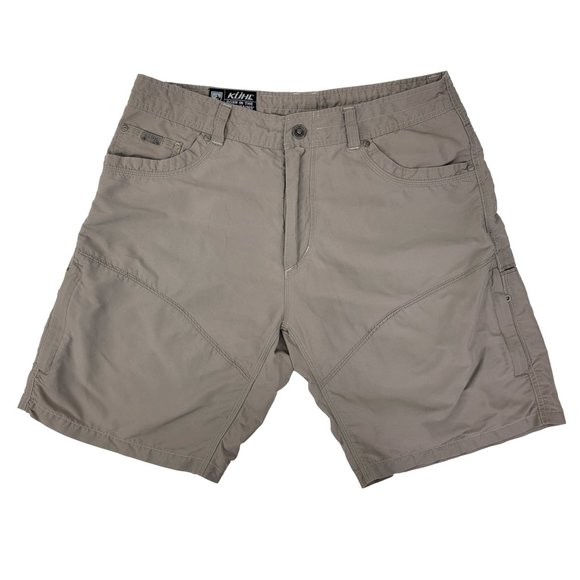 Kuhl Shorts Kuhl Mens Shorts Size 34 Nylon Cotton Blend Khaki Beige